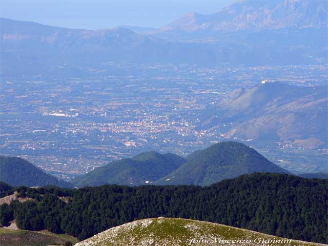 Panorama di Cassino dalla Metuccia